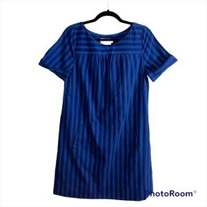 HD in Paris Anthropologie blue striped dress 8